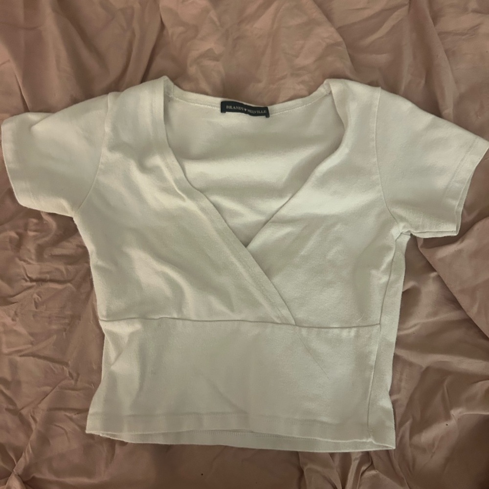 White Wrap Top by Forever Young